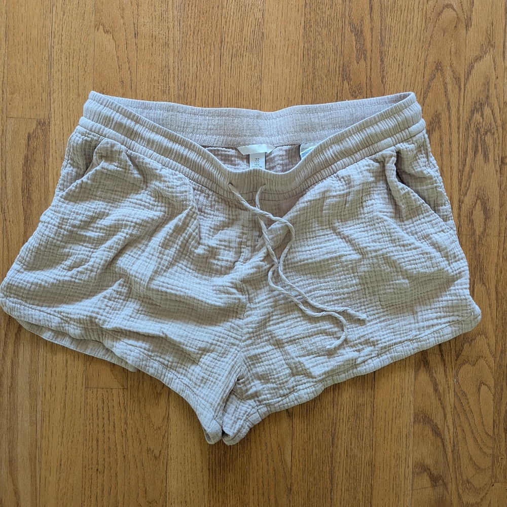 Textured Soft Shorts